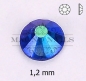 Preview: Glas Ministrasssteine rund - Saphire AB Nail Art Nails Nagel Nögel Nailart